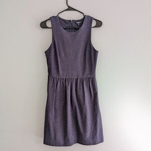 Madewell 1937 Women's‎ Sleeveless Navy Blue Cotton Blend Dress Size Small